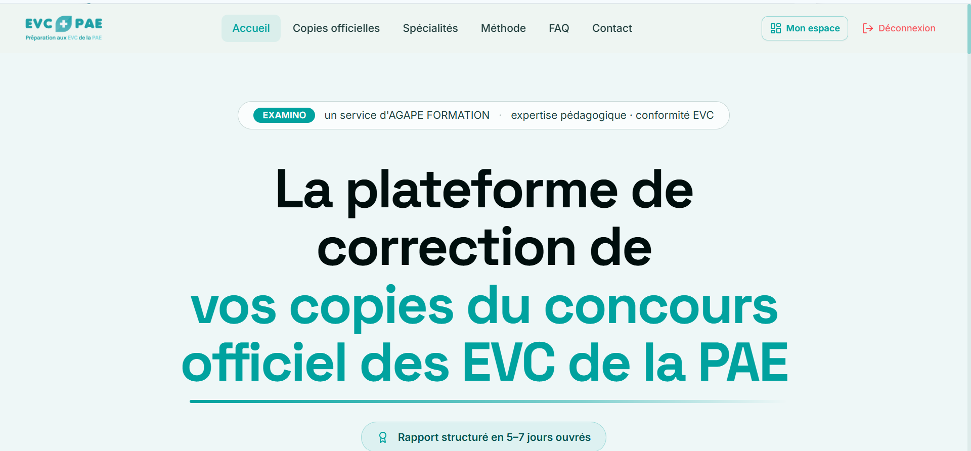 Correction de Copie